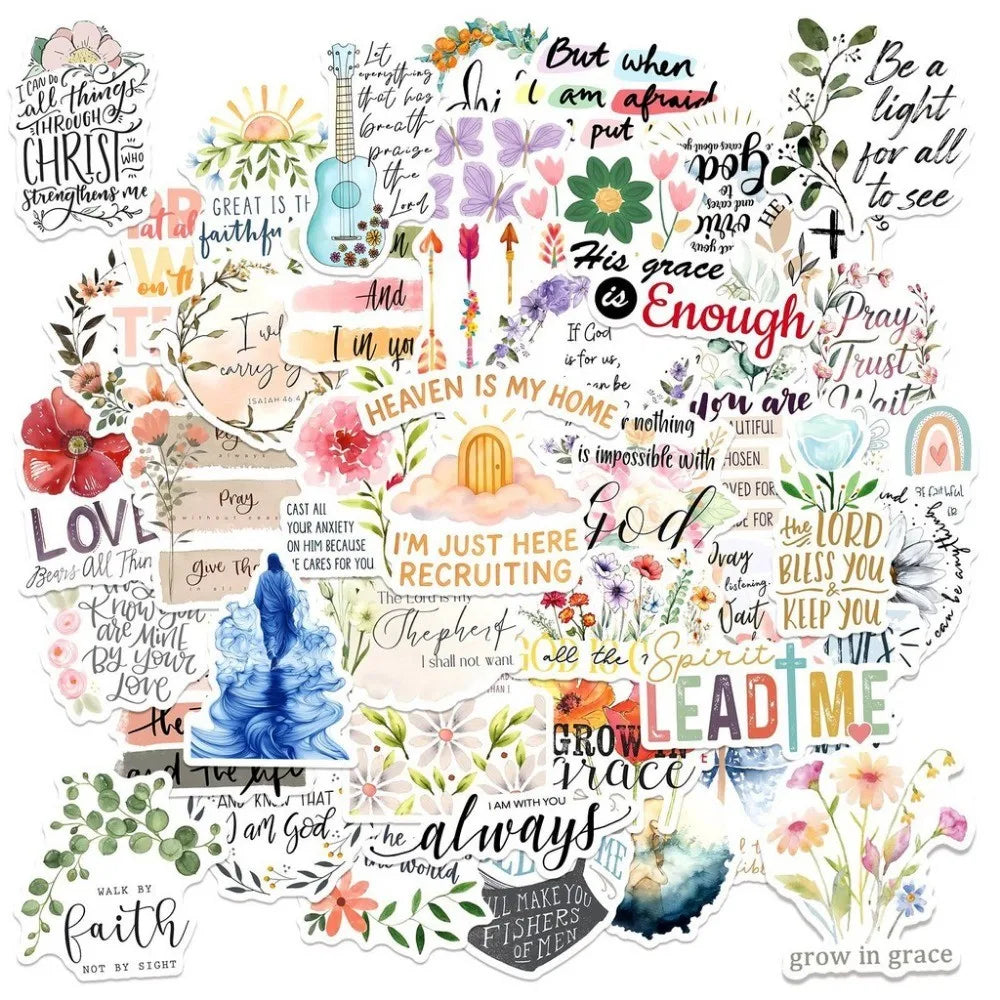 Jesus Phrase Sticker Pack
