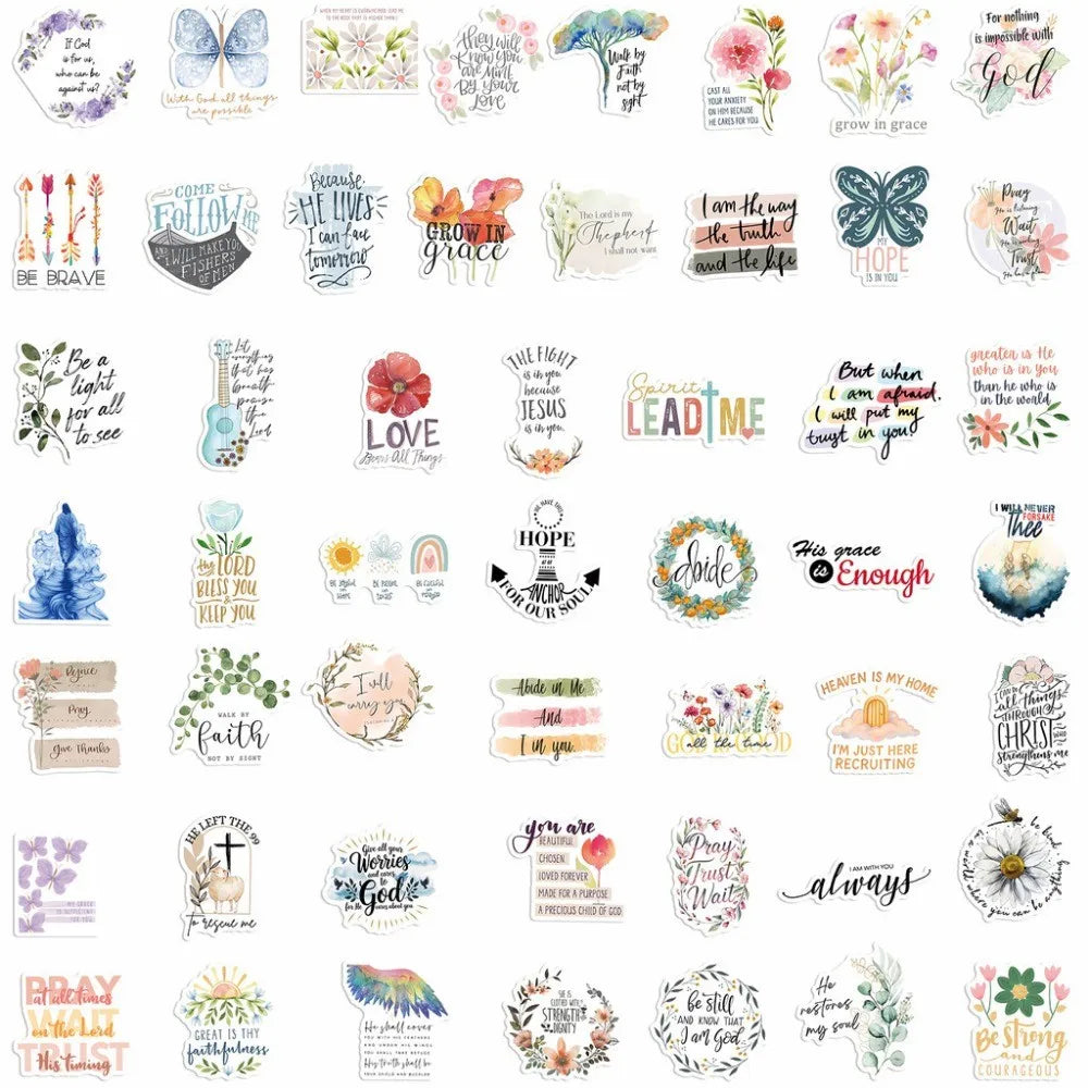 Jesus Phrase Sticker Pack