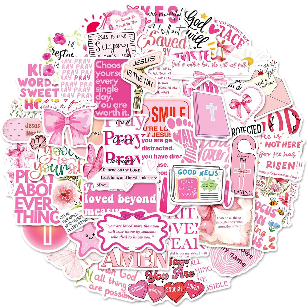 Jesus Quote Sticker Pack